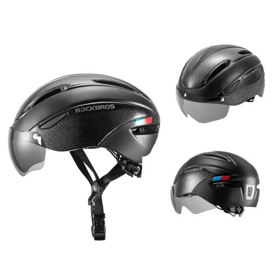 Casco RB Ebano con luz