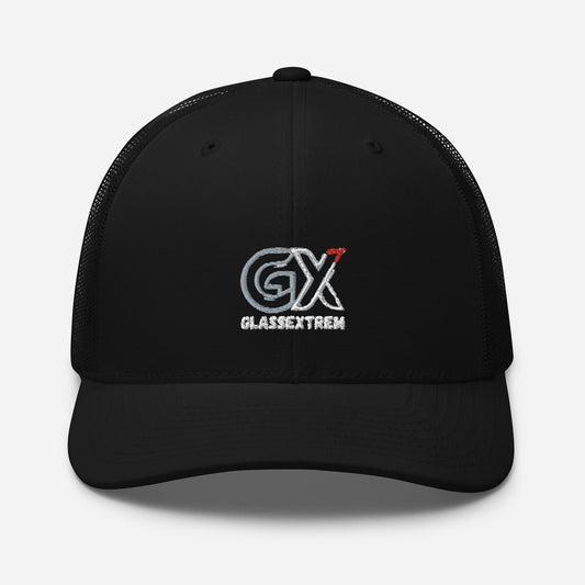 Gorra GX Tipo Trucker Negra