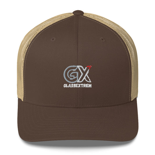 Gorra GX Tipo Trucker Marrón y Caqui