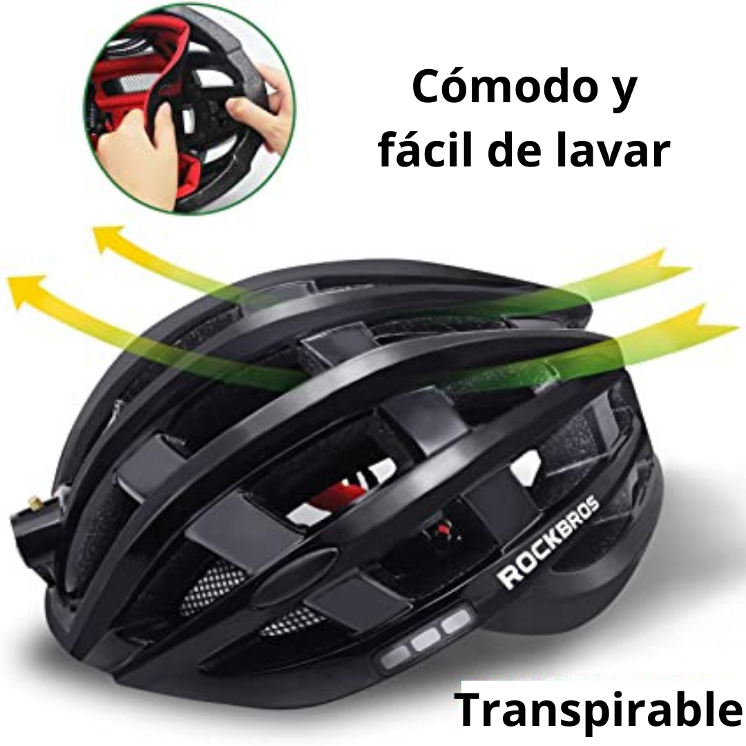 Casco ROCKBROS Con Luz