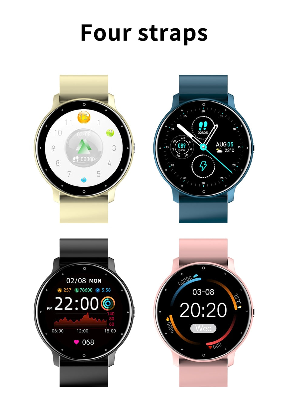 SmartWatch Sport Azul