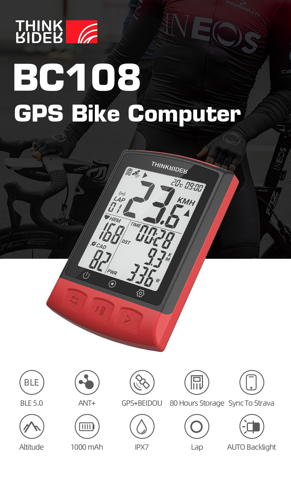 Ordenador GPS ThinkRider