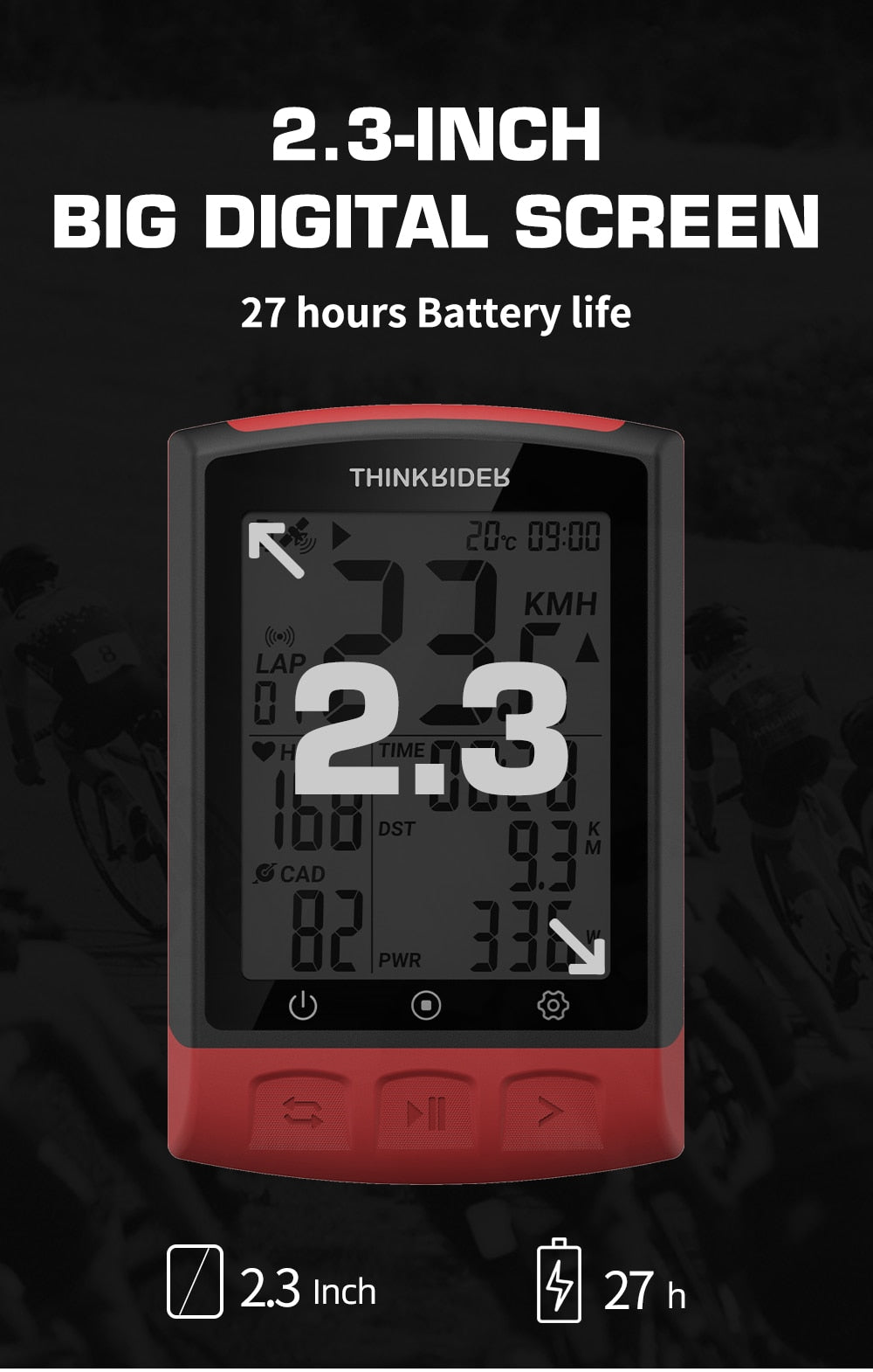 Ordenador GPS ThinkRider 5