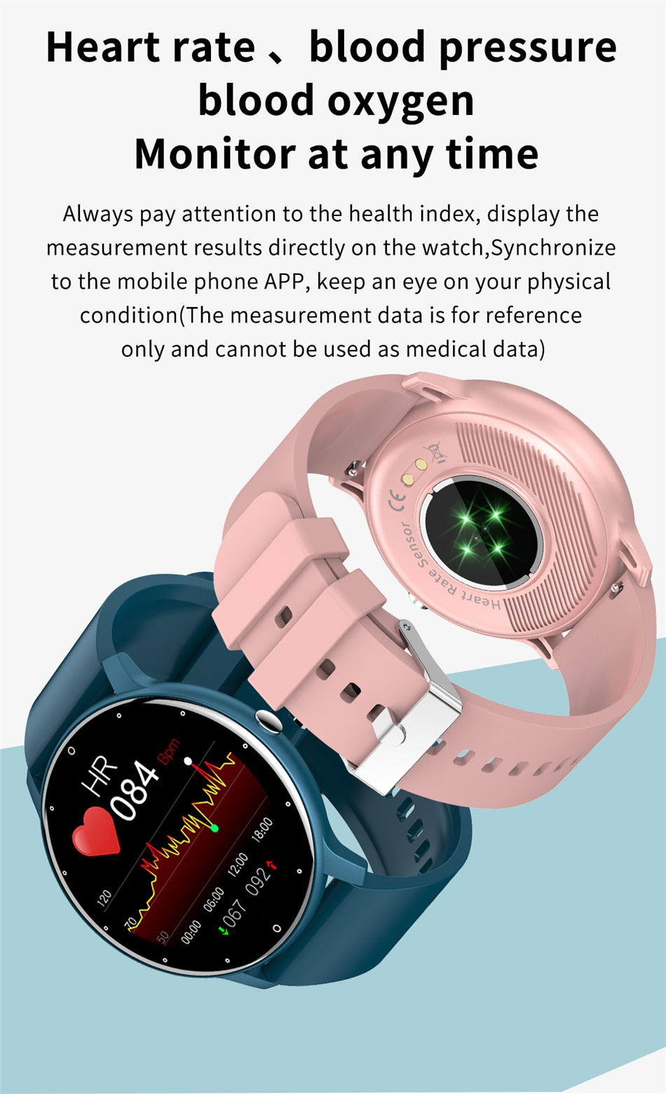 SmartWatch Sport Rosa