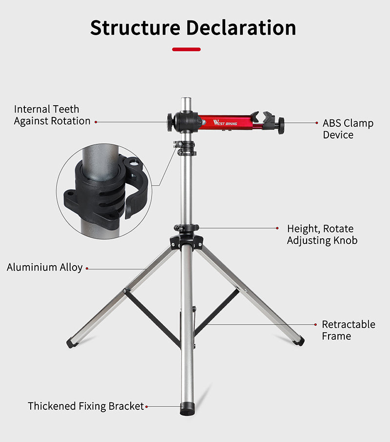 Soporte para reparación de bicicleta