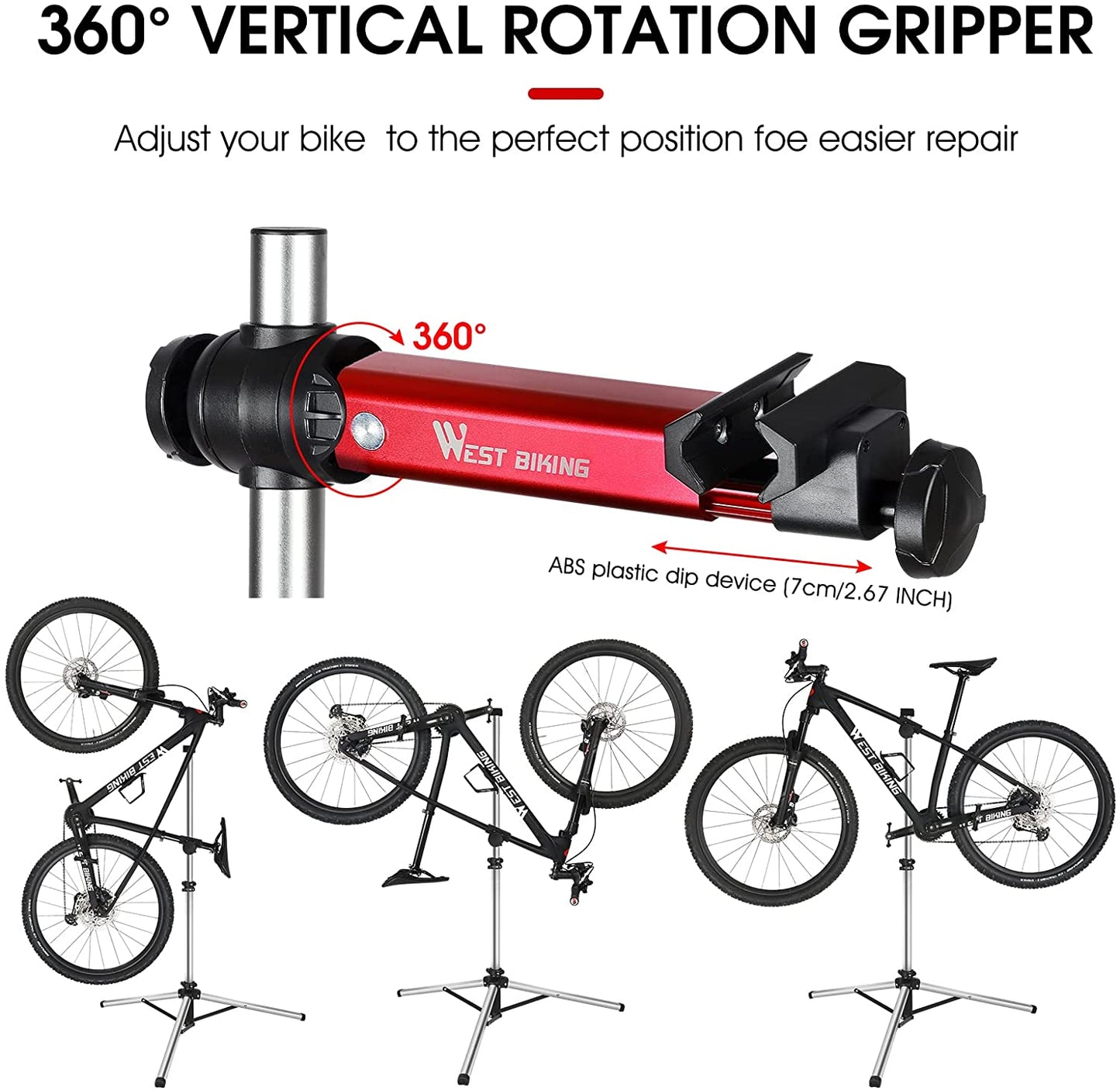 Soporte para reparación de bicicleta