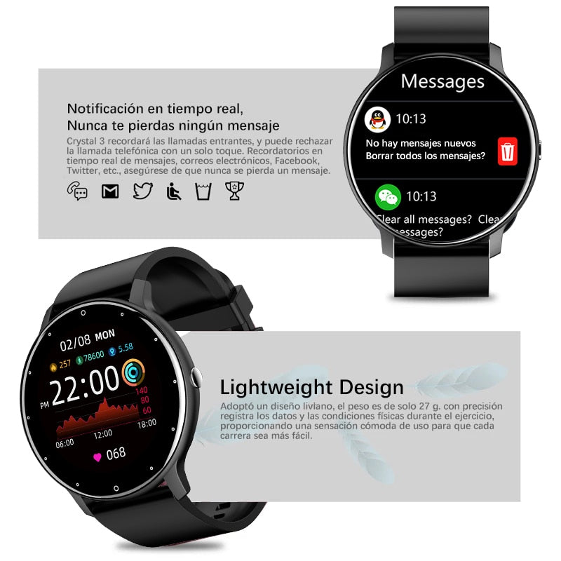 SmartWatch Sport Negro