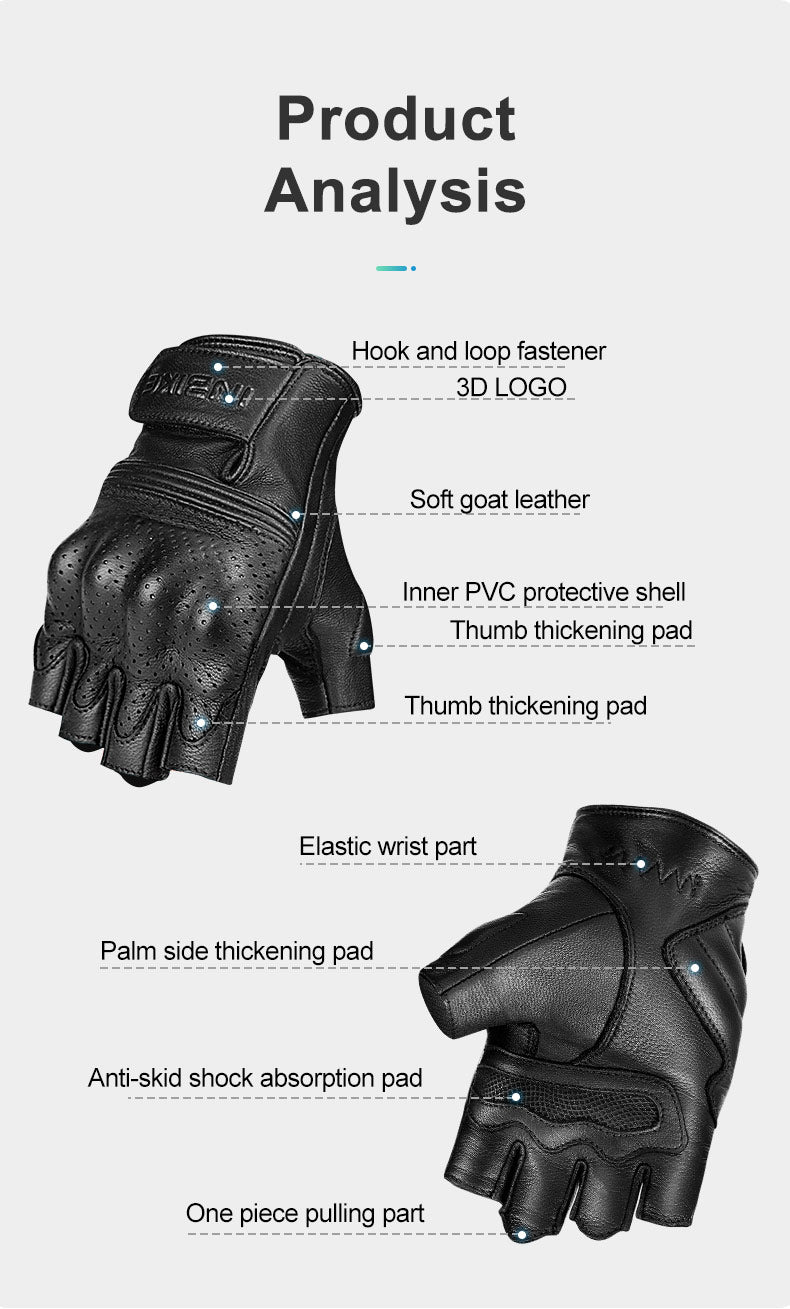 Guantes INBIKE Cuero